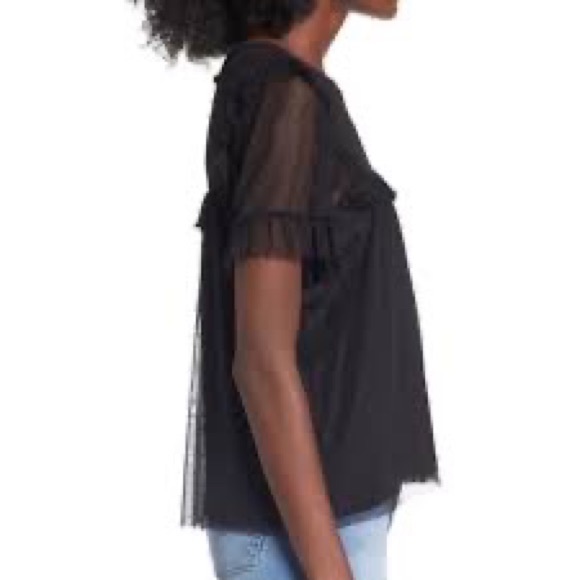 Zara black sheer top - Picture 2 of 4